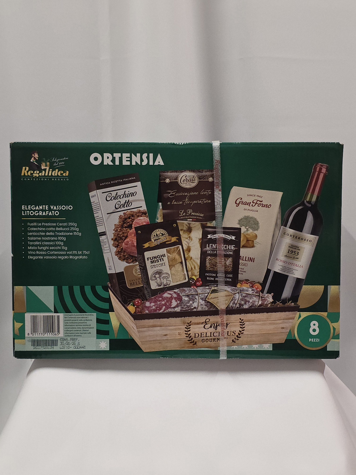 Ortensia - 2 Személyes, 8 Darabos Karácsonyi Vacsora Szett