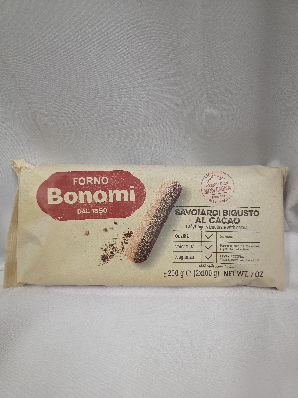 Bonomi Savoiardi Cacao 200gr